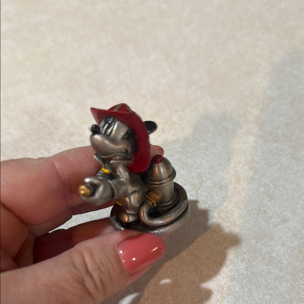 Disney Hudson fine Pewter Fire Fighter made in USA